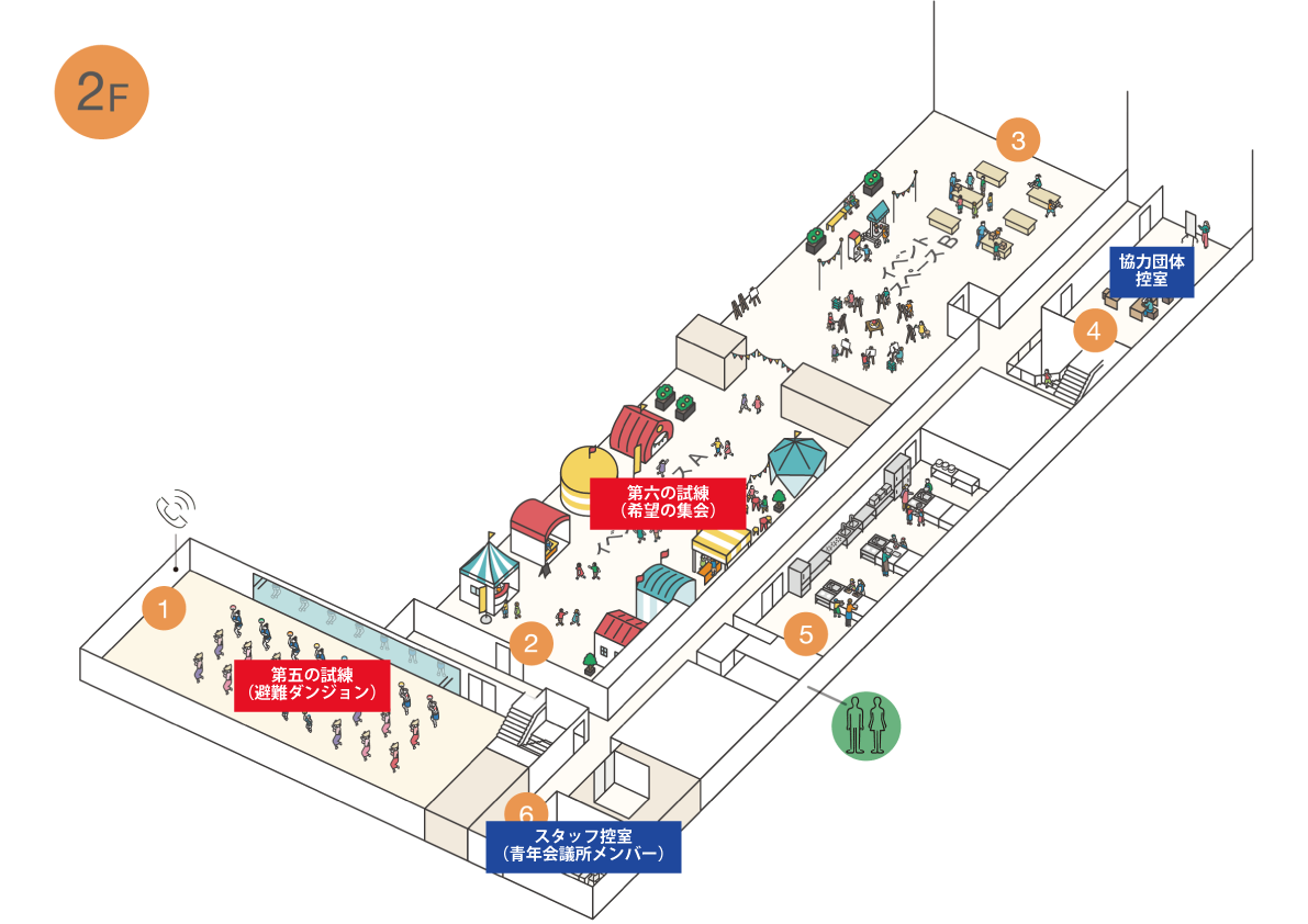 会場マップ2：２F